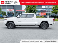 Super White 2021 Toyota Tacoma SR5 V6! Power Driver Seat / Heated Seats / Back Up Camera / Auto High... (image 3)