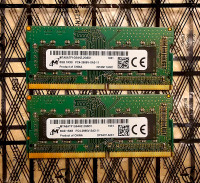 16GB (2 x 8GB) DDR4  MICRON Laptop/Notebook PC4-21300V (2666MHz)