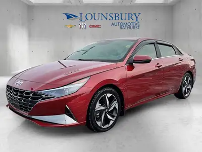 Experience modern design and innovative technology with the 2023 Hyundai Elantra Luxury IVT Two-Tone...