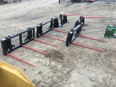 Bale Spears for sale, The ones pictured are all skid steer mount, we can get almost any mount you ne...