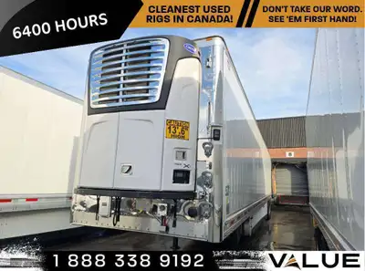 2023 WABASH 53 FT REEFER TRAILER CARRIER 7500 X4 6400 HOURS - TANDEM AXLE - 6400 HOURS - CARRIER REE...
