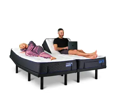 Introducing the Heavenly Response Split Queen Adjustable Bed - Your Gateway to Blissful Slumber! Exp...