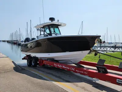 New 2024 Blackfin 302CC for sale in Ontario. Powered by twin four-stroke Mercury 400XL Outboards (JO...