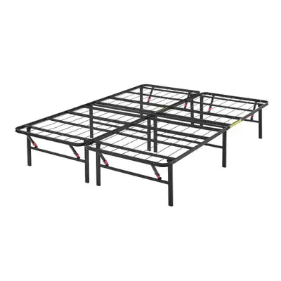 WE DELIVER - Queen Bed Frame with Storage, Foldable Metal Platfo, View more