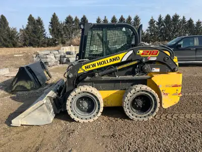 2020 NEW HOLLAND L218 SKID STEER LOADER STOCK# A109944 60 HP 1800 POUNDS RATED OPERATING LOAD 30X10-...
