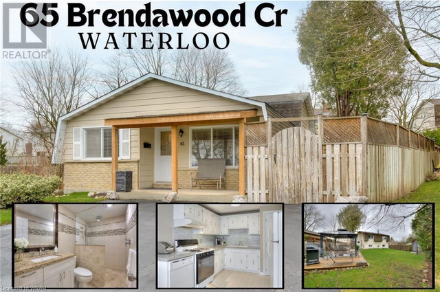 65 BRENDAWOOD Crescent Waterloo, Ontario in Houses for Sale in Kitchener / Waterloo