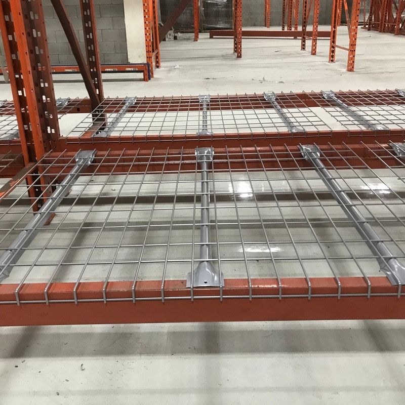 Wire mesh decking for pallet racking Quick ship available Industrial Shelving & Racking
