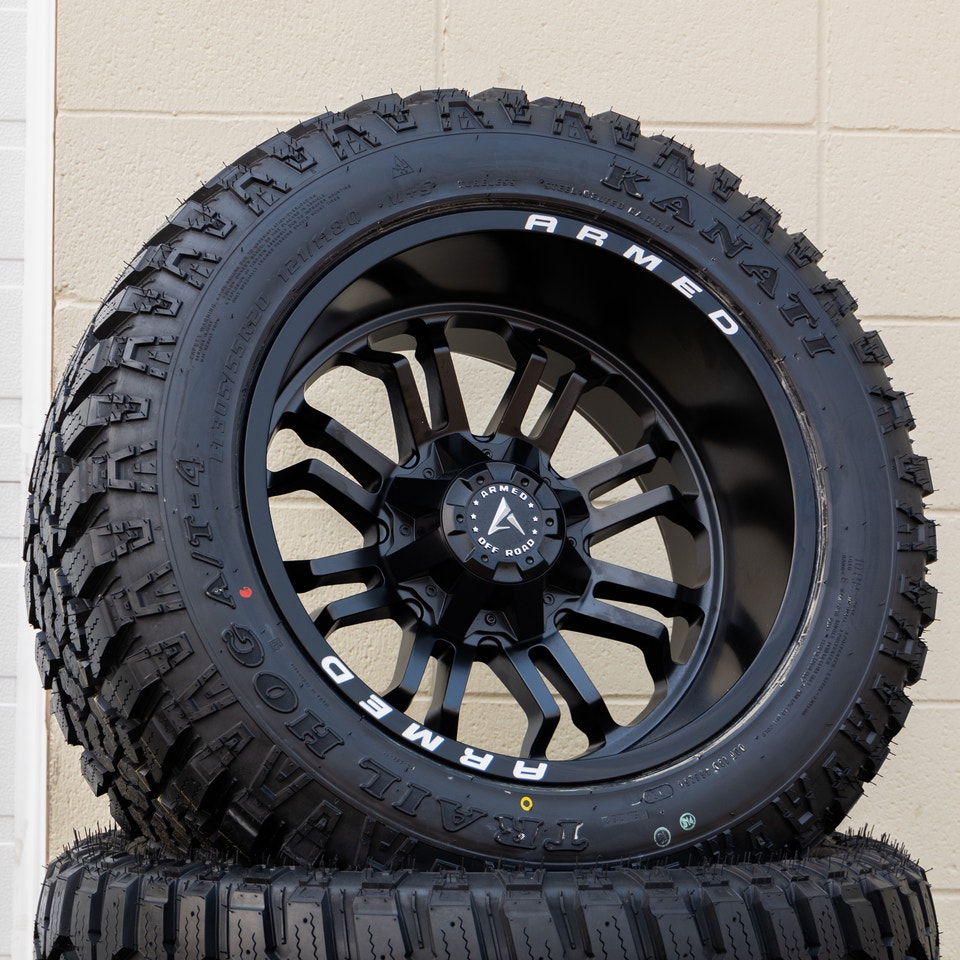 NEW 20 inch Armed CANNON MATTE BLACK + ARMED Wheels – $1290 | Tires ...