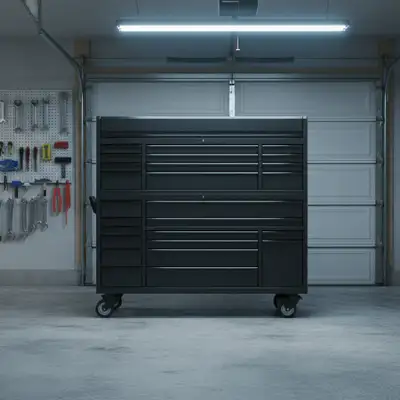 NEW BLACK 6 FT 26 DRAWER TOOL BENCH CHEST HTC7226PC, View more