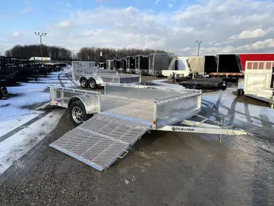 Canadian Mennonite Built Side Loader Aluminum Utility Trailer is $5,165.00 or $103.29/month! Ord: E1...