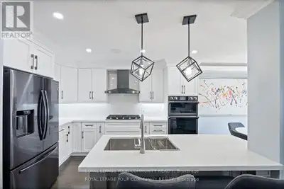 Step into style and comfort with this fully renovated 3+1 bedroom, 4 bathroom freehold townhouse nes...