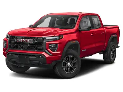 Experience the boldness of the 2025 GMC Canyon Elevation in a stunning red finish. This Crew Cab Sho...