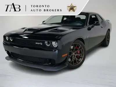 This 2018 Dodge Challenger SRT Hellcat is a Canadian vehicle with low kilometers and a clean Carfax...