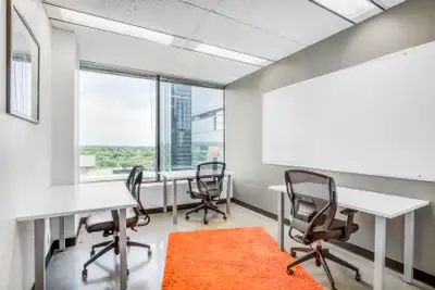 Productive workspace for three that comes with everything taken care of. Make a home for your busine...