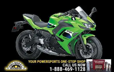 Welcome to Two Wheel Motorsport Save over $2400 for a limited time!! Built to embody Ninja sportbike...