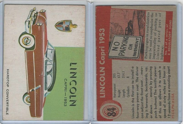 1953 Topps World of Wheels in Arts & Collectibles in Winnipeg