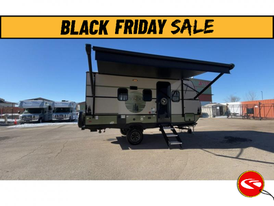 Forest River No Boundaries 18 Series travel trailer NB18.3 highlights: Queen Bed Full Rear Bath Outs...