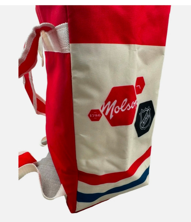 Molson Canadian NHL 24 Can Soft  Insulated Backpack Cooler Bag in Fishing, Camping & Outdoors in Oakville / Halton Region - Image 4