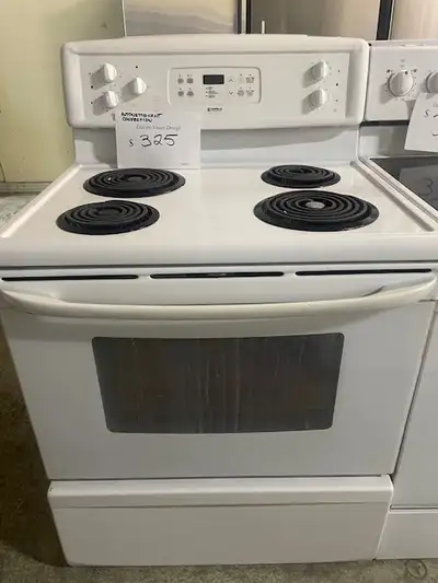 Cuisinière blanche ronds en serpentin Kenmore, View more