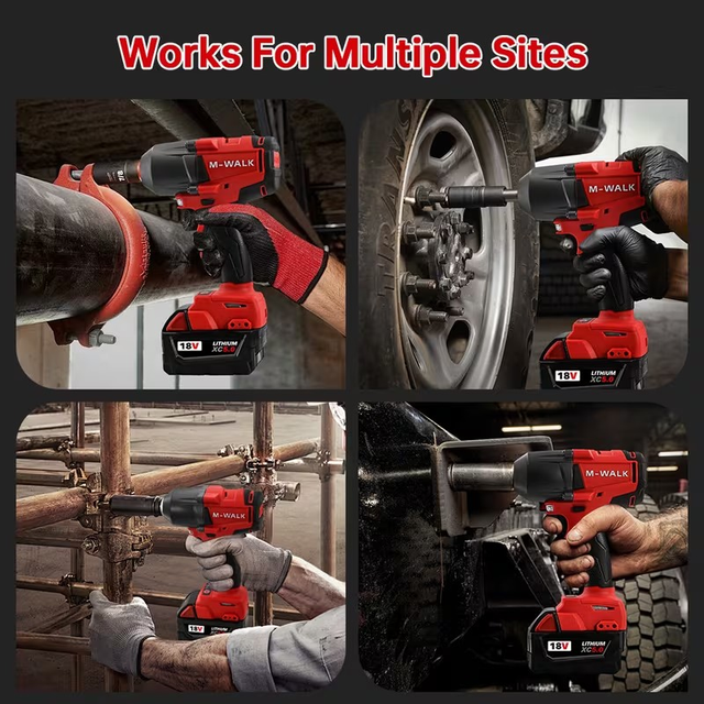 M-WALK 1300N.m High Torque 1/2 Inch Impact Wrench in Power Tools in Mississauga / Peel Region - Image 8