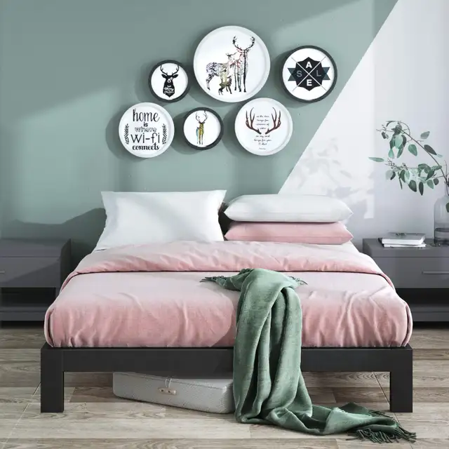 BNIB - Zinus King Bed Frame - Arnav 10 inch Metal... LOT# 962 in Other in Oshawa / Durham Region - Image 4