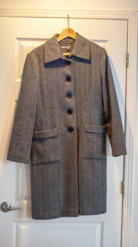 Manteau d’hiver en laine/ Wool winter coat