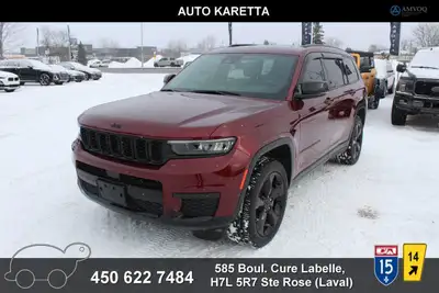 2023 JEEP GRAND CHEROKEE L ALTITUDE 4X4, 56.386 KM, JAMAIS ACCIDENTE: L, ALTITUDE PACK, 6 PASSAGERS...