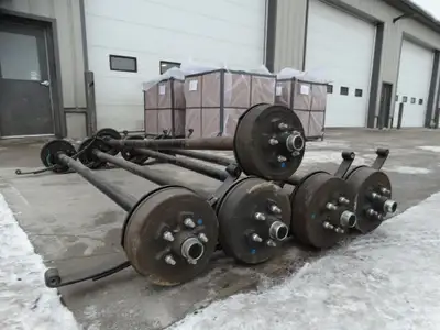 Welcome to Longhaul Trailer Sales Inc Trailer axles for sale new and used. Equipped with spring susp...