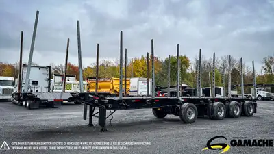 Trailer / Remorque - # STOCK: R-34487 2014 DELOUPE 49' LOG TRAILER REMORQUE À BILLOTS 2014 DELOUPE 4...