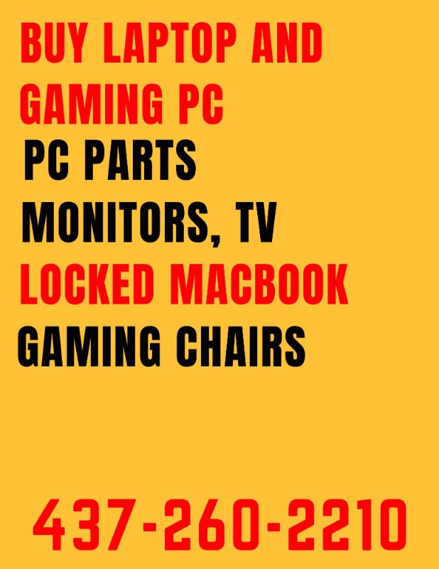 Wanted: Wanted: Sell Your PC , Laptop, PC Parts and Get Cash Tod in Laptops in City of Toronto - Image 2