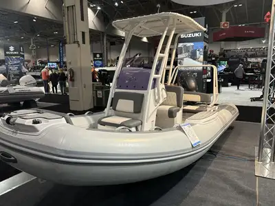 New Gala V500H Aluminum Hull Cruising RIB power matched with Tohatsu 75 Outboard Motor with Power Tr...