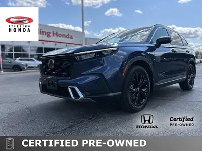 Experience the refined luxury and efficiency of this Certified Pre-Owned 2025 Honda CR-V Hybrid Tour...