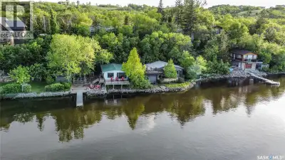 Rare opportunity to secure 109' of waterfront on beautiful Katepwa Lake, featuring TWO seasonal cott...