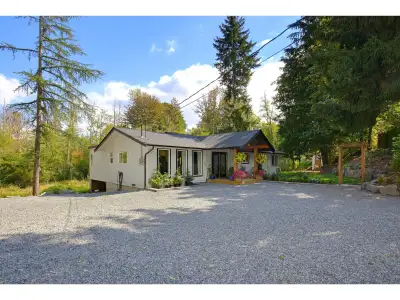 live the Country live on this idyllic yet centrally located 1.36 acres. West Creek meanders at the b...