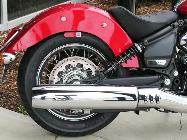 2025 Indian Motorcycle Scout Classic Limited +Tech Sunset Red Me in Street, Cruisers & Choppers in Cambridge - Image 11