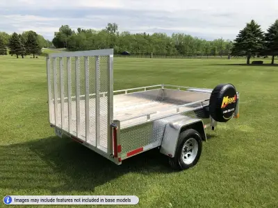 Miska 6'x10' Silver Bullet Aluminum Utility Trailer Made in Canada - Ready to Roll, starting at just...