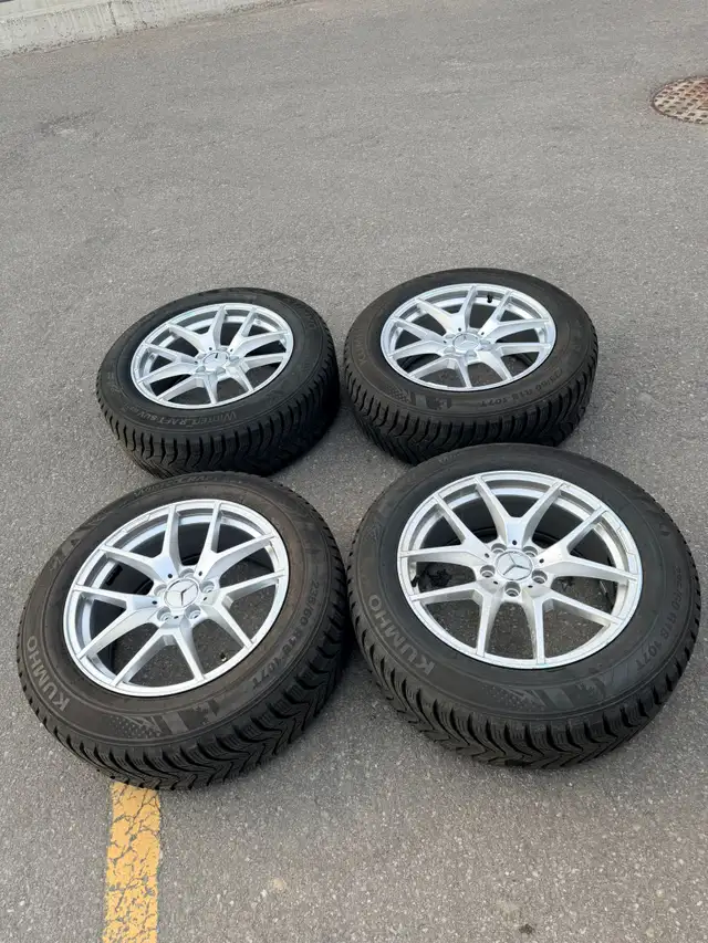 235/60/18 mercedes GLC300 GLC43 EQC EQE Winters 5x112 in Tires & Rims in Mississauga / Peel Region - Image 8