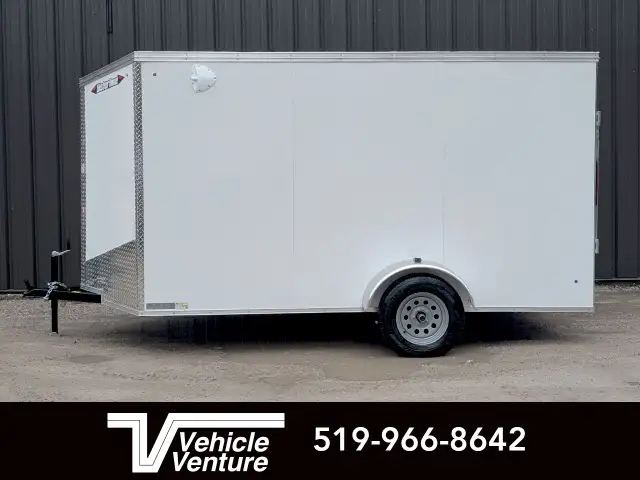 2025 WEBERLANE 6X12 ESTATE SERIES 6" X-HEIGHT RAMP DOOR WHITE in Cargo & Utility Trailers in Oakville / Halton Region - Image 5