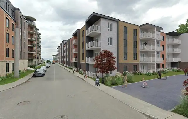 Nouveau appartements À LOUER à Lévis – Studio in Long Term Rentals in Lévis - Image 4