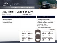 The 2023 INFINITI QX50 SENSORY is the top-tier, fully-equipped model in the compact luxury SUV lineu... (image 1)