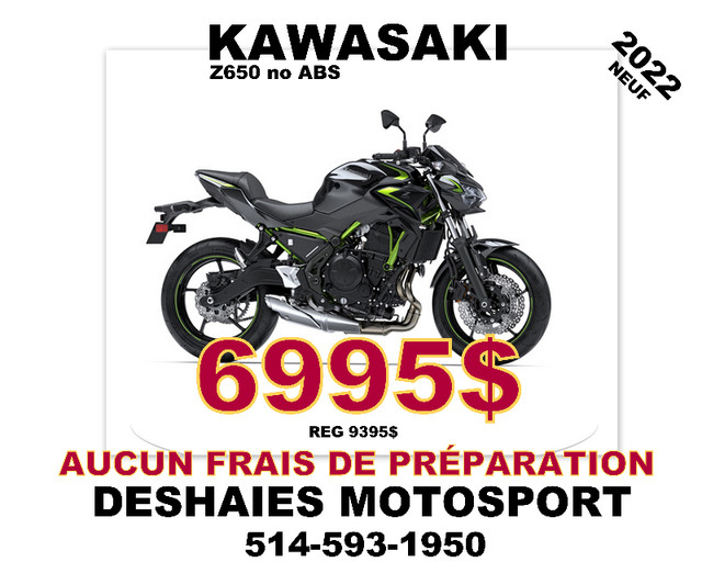 kawasaki,z650 dans Routières  à Ville de Montréal