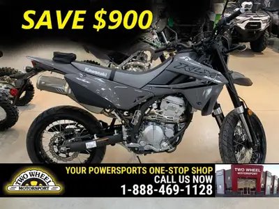 Welcome to Two Wheel Motorsport Save $900 for a limited time!! The class-leading KLX300SM lightweigh...