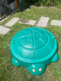 Little Tikes Green Turtle Large Sandbox or Kiddie Pool With Lid