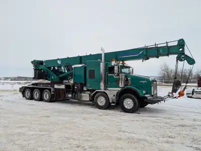 1 Owner, 2014 Kenworth T800 With Manitex 45110T Boom dual winches 10 year done oct 2023 fresh NDT KM...