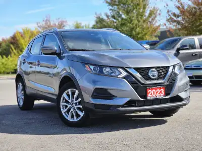 The 2023 Nissan Qashqai SV in a striking color, equipped with an automatic transmission and an all-w...