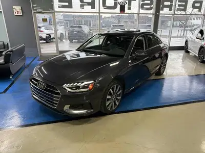 Recent Arrival! 2023 Audi A4 45 Komfort quattro WITH NO ACCIDENT//LOW KM in Manhattan Gray Metallic...