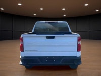 The 2023 Chevrolet Silverado 1500 Crew Cab Short Box 4-Wheel Drive Work Truck, in crisp white with a... (image 6)