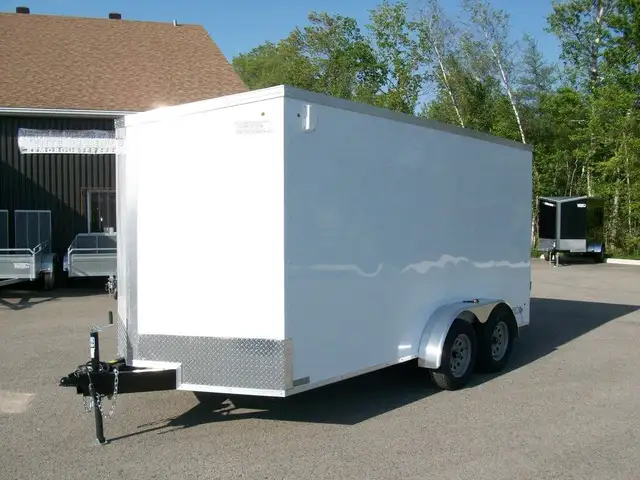 2025 Weberlane CARGO 7' X 16' V-NOSE 2 ESSIEUX 2 PORTES CONTRACT in Cargo & Utility Trailers in Laval / North Shore - Image 4