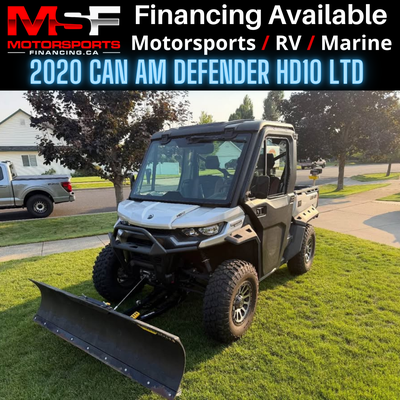 Welcome to Motorsports Financing - Kelowna! 2020 Can am Defender Hd10 Ltd