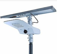 40W Solar Street Light Parking lot 6000lm, 10yrs battery life